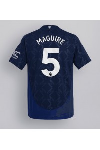 Manchester United Harry Maguire #5 Voetbaltruitje Uit tenue 2024-25 Korte Mouw